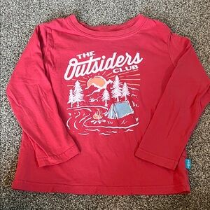 Lightly used super soft ‘The Outsiders Club’ graphic long-sleeved tee in size 4T